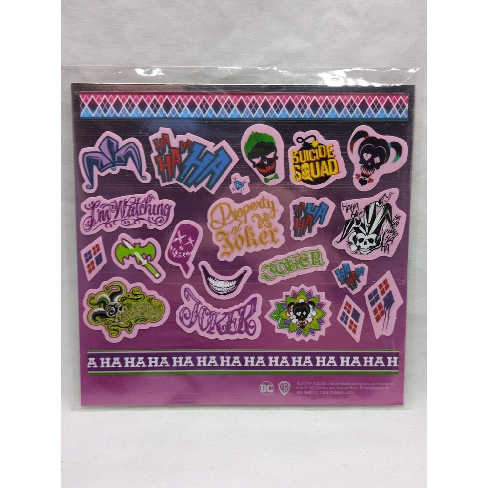 DC Suicide Squad Sticker Sheet